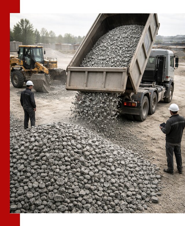Доставка гранитного щебня фракции 20-40 в Котельниках