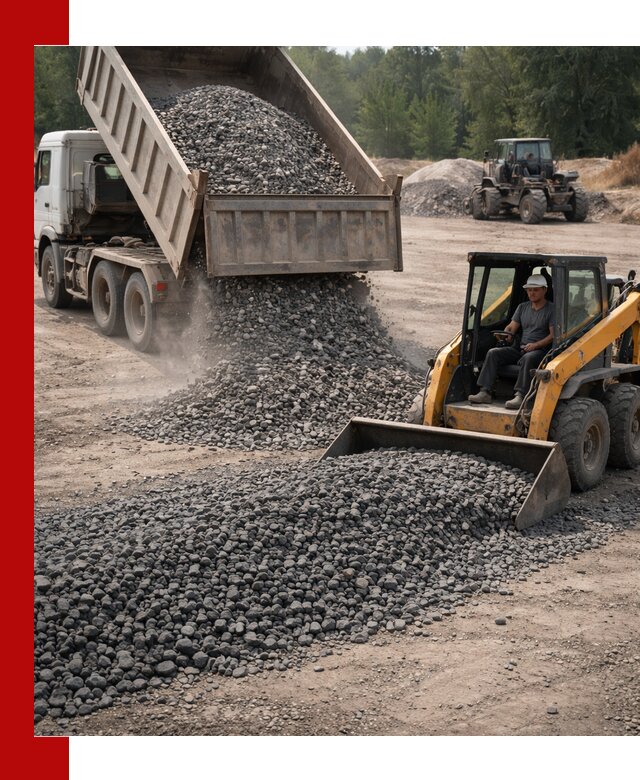 Гранитный щебень фракция 40-70 с доставкой в Котельниках