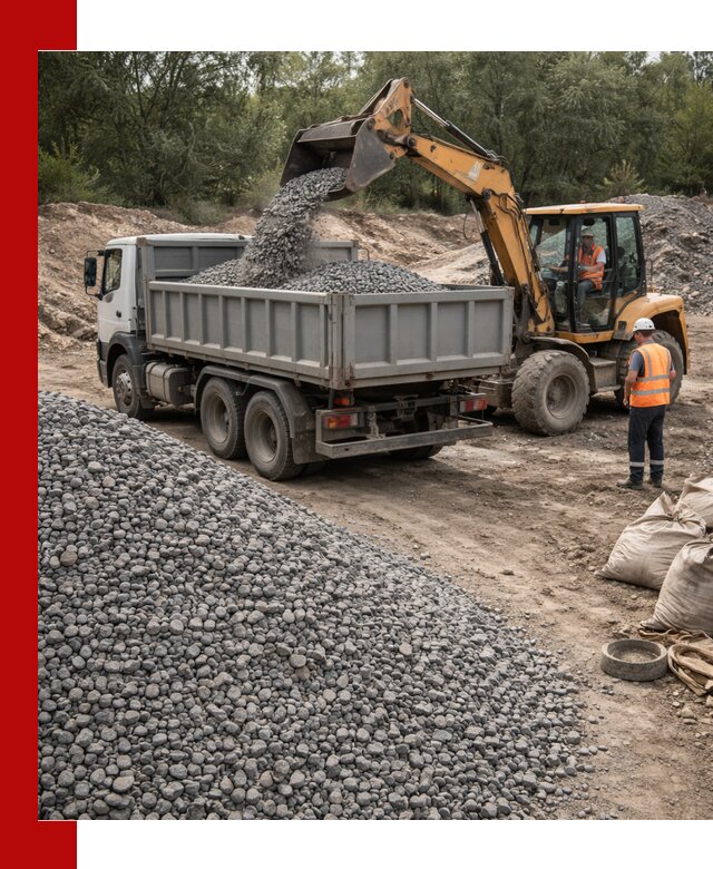 Доставка гравийного щебня в Котельниках оптом и в розницу
