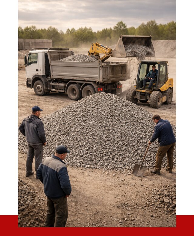 Гравийный щебень фракция 5-20 в Котельниках от 2548 р. ПРОНЕРУДКтн