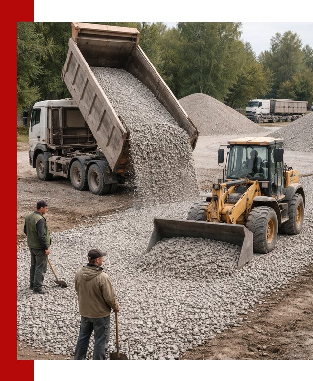 Купить гравийный щебень фракция 20-40 в Котельниках с доставкой