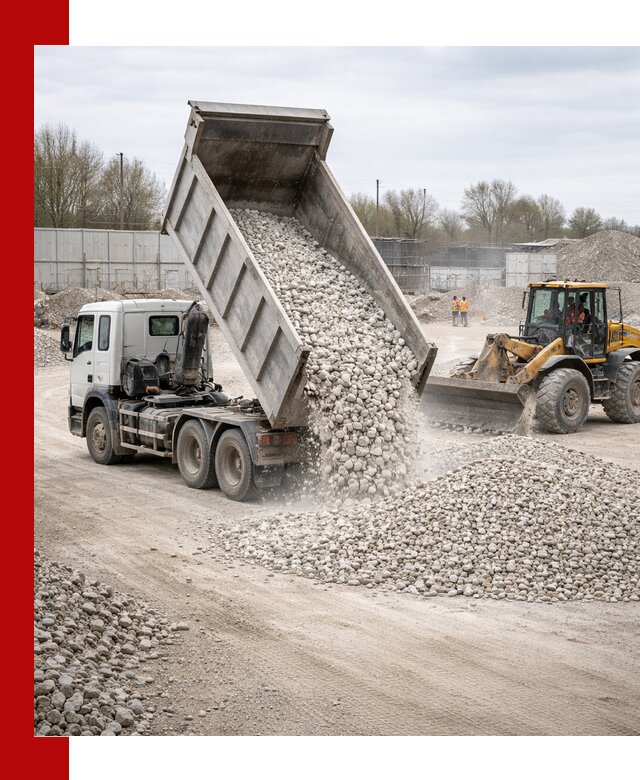 Доставка и продажа известнякового щебня в Котельниках