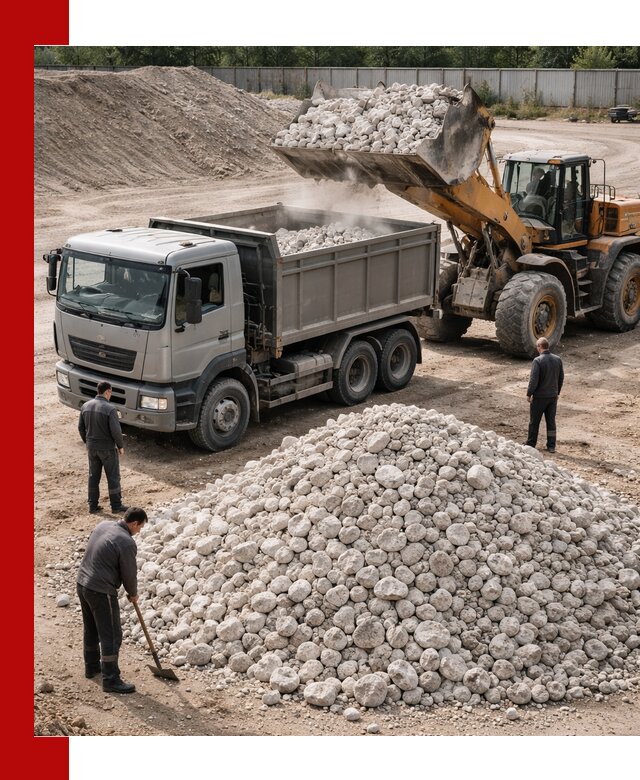 Известняковый щебень фракция 70–150 с доставкой в Котельниках