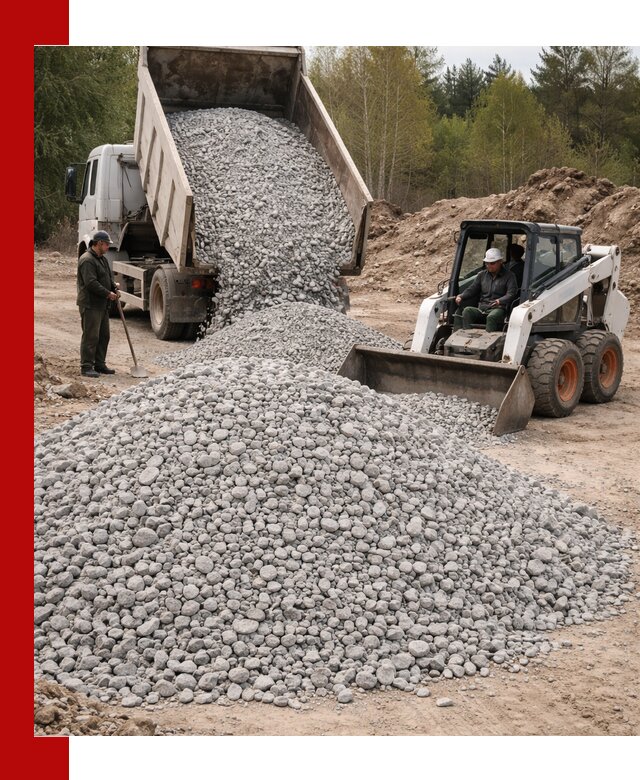Доставка доломитового щебня в Котельниках напрямую от карьера