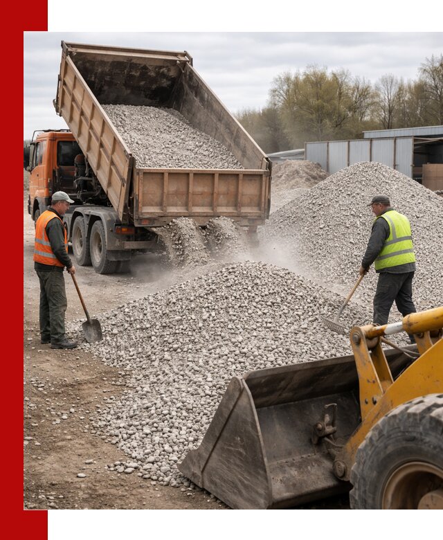 Доломитовый щебень фракции 5-20 с доставкой в Котельниках