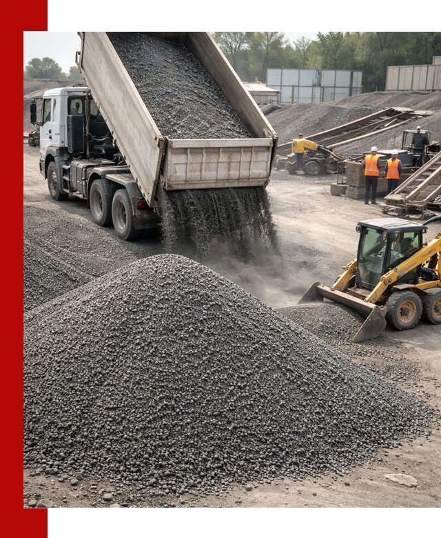 Вторичный щебень фракция 0–5 с доставкой в Котельниках
