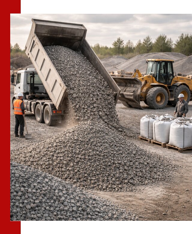 Бетонный щебень фракция 5–20 с доставкой в Котельниках