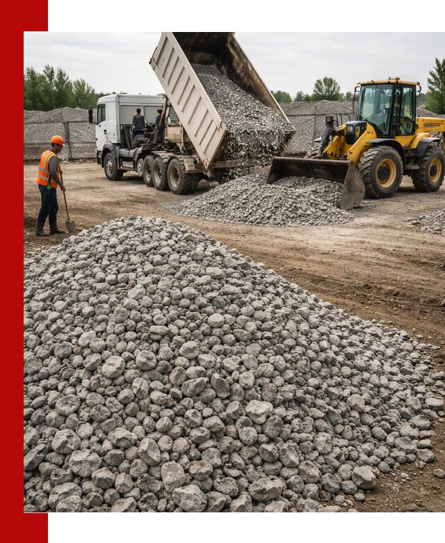 Доставка бетонного щебня фракции 40-70 в Котельниках