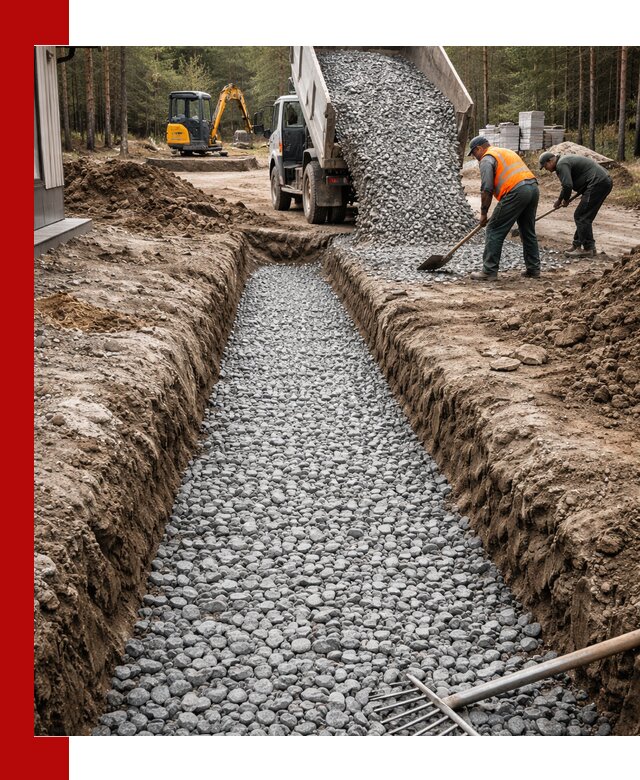 Щебень для дренажа с доставкой в Котельниках высокого качества