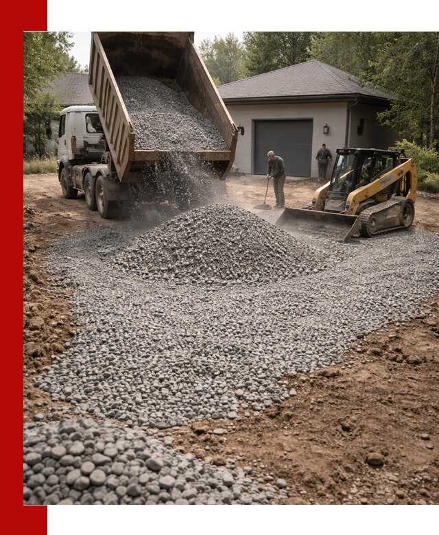Щебень для парковки в Котельниках: доставка и укладка качественного материала