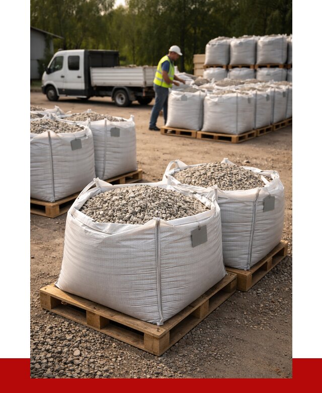 Щебень в мешках с доставкой в Котельниках от 4460 р. | ПРОНЕРУДКтн