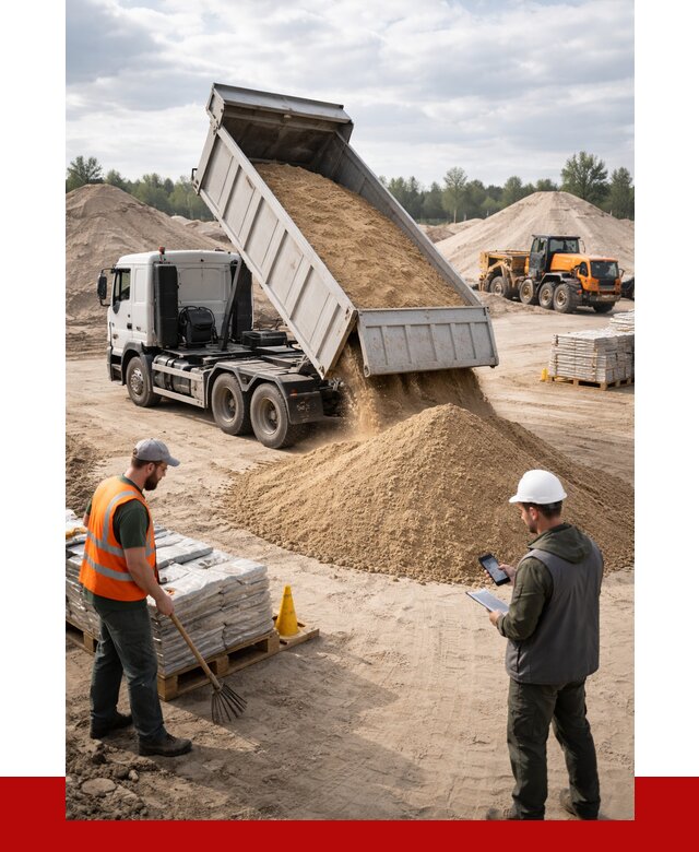 Карьерный песок с доставкой в Котельниках от 3822 р. ПРОНЕРУДКтн