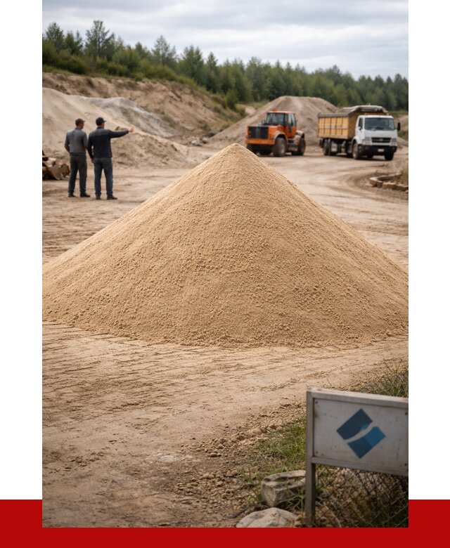 Карьерный песок навалом в Котельниках от 1911 р. | ПРОНЕРУДКтн
