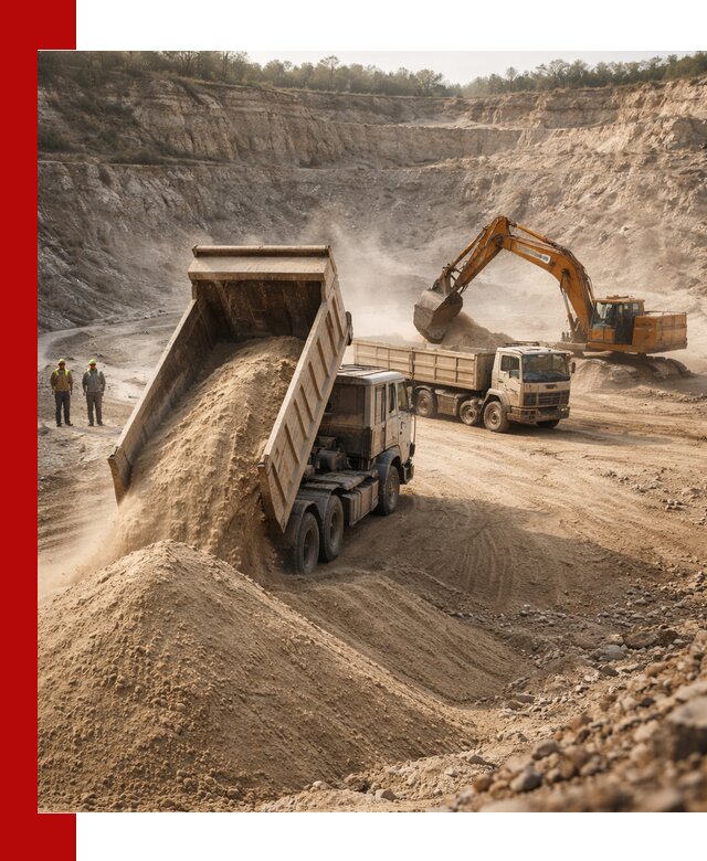 Карьерный песок навалом с доставкой в Котельниках