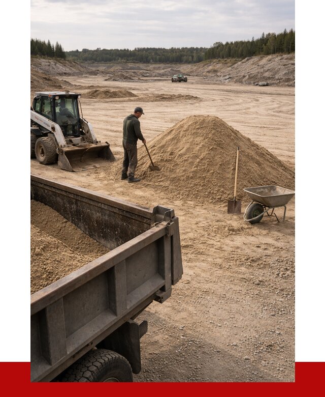 Карьерный песок среднезернистый в Котельниках, от 2336 р. ПРОНЕРУДКтн