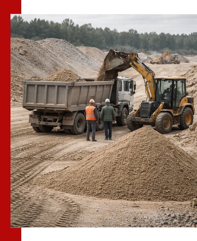 Карьерный среднезернистый песок с доставкой в Котельниках