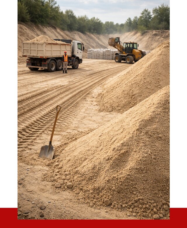 Карьерный песок мелкозернистый в Котельниках от 9556 р. | ПРОНЕРУДКтн