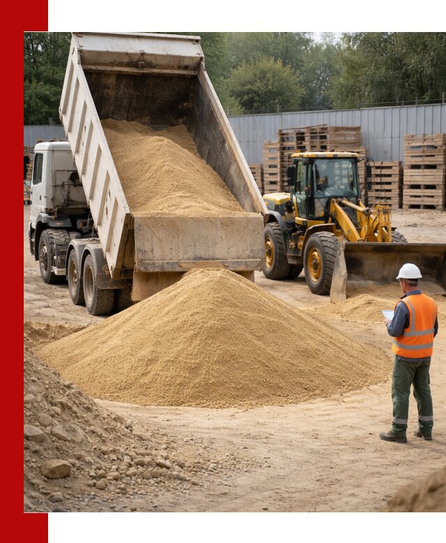 Доставка карьерного мелкозернистого песка в Котельниках