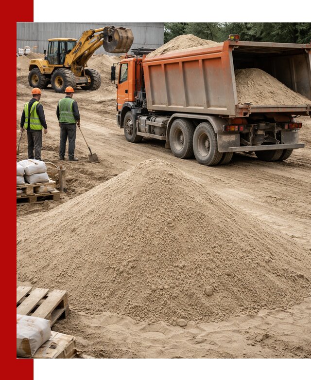 Доставка и продажа мытого речного песка в Котельниках