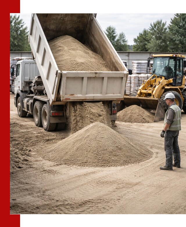 Поставка и доставка песка для бетона в Котельниках