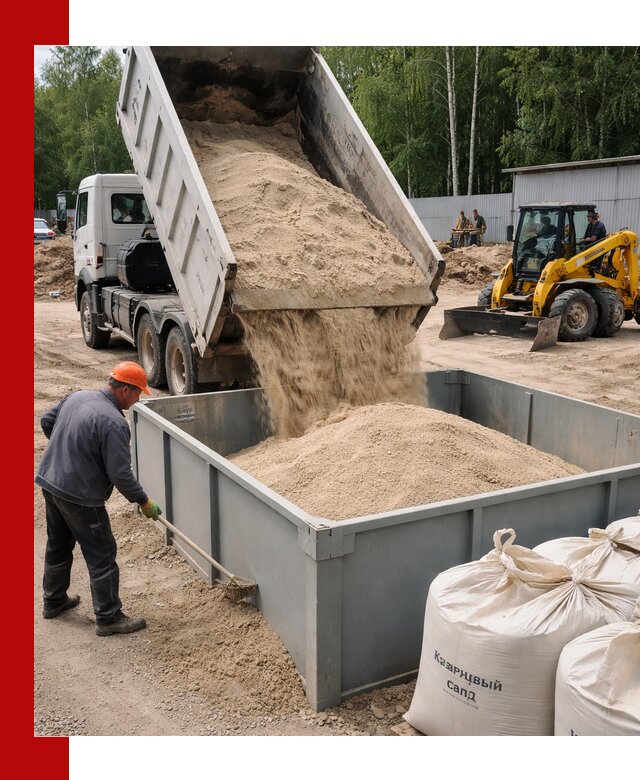 Кварцевый песок для фильтра в Котельниках — доставка и качество