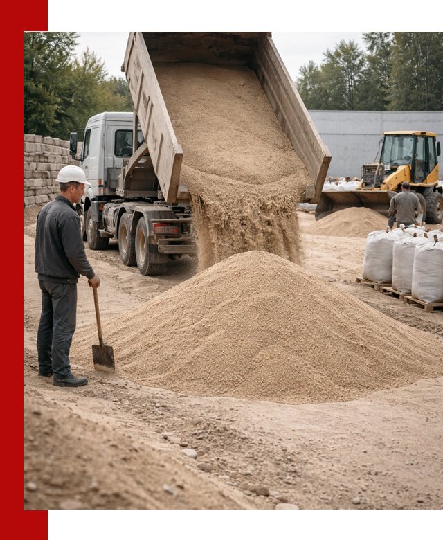 Кварцевый песок фракция 0–3 мм с доставкой в Котельниках