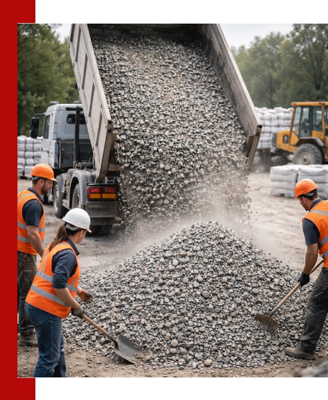 Доставка гравия и камня в Котельниках оптом и в розницу