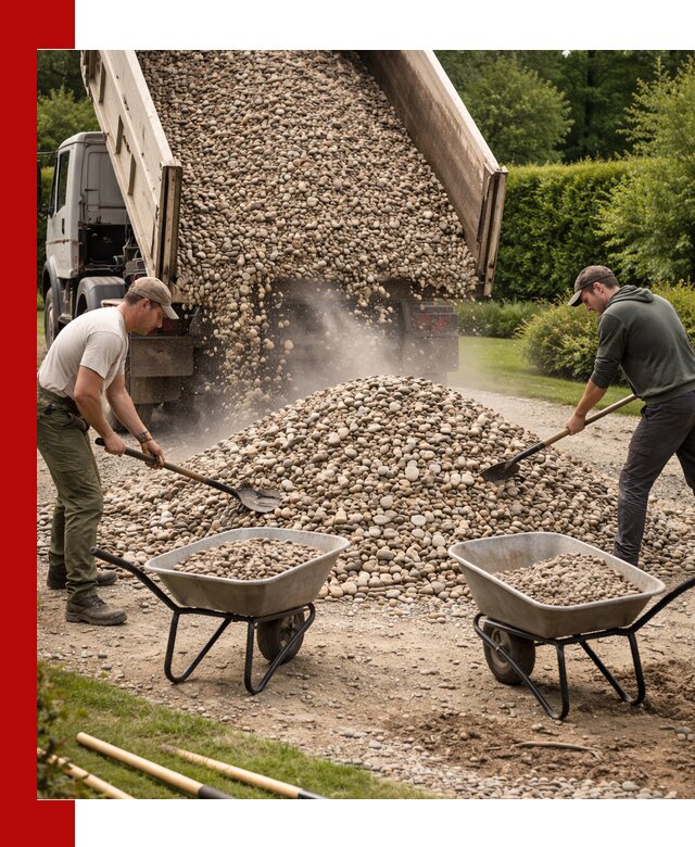 Доставка и продажа декоративной гальки в Котельниках