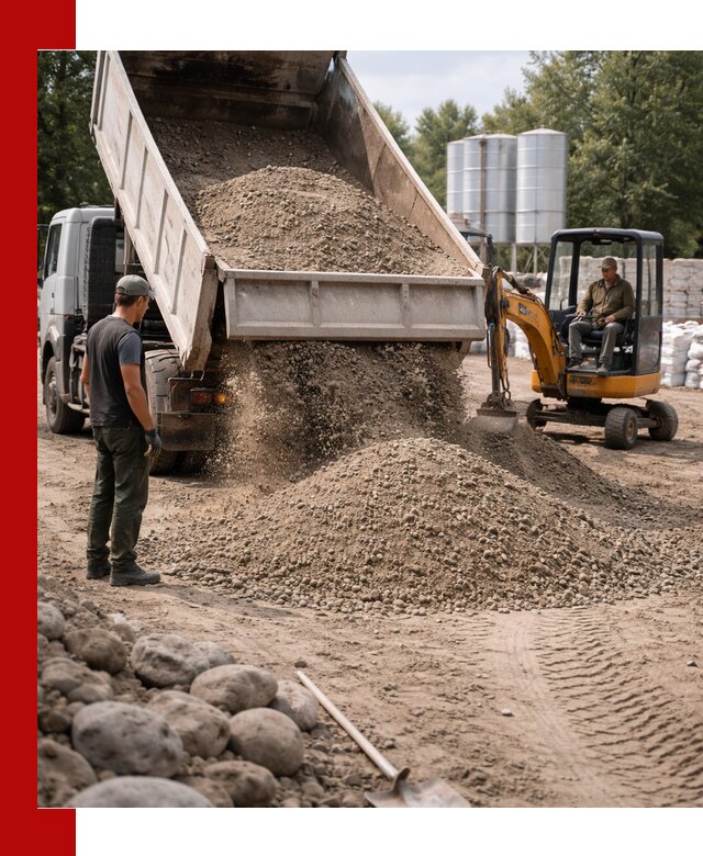 Доставка ПГС С3 в Котельниках самосвалами и миксерами