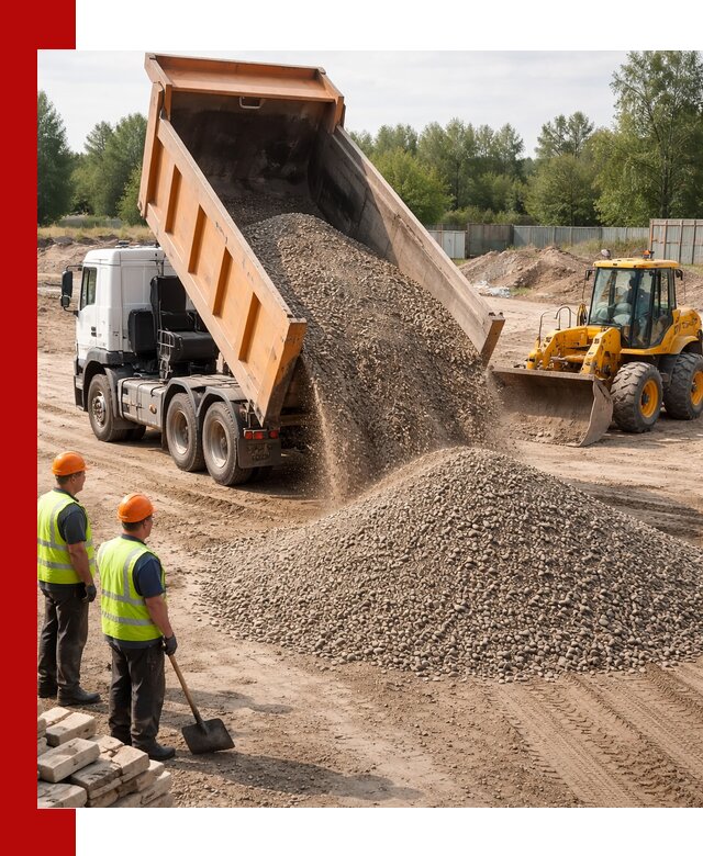 Доставка щебёночно-песчаной смеси ЩПС С7 в Котельниках