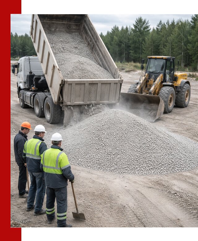Известняковый отсев 0-5 доставка в Котельниках быстро и выгодно