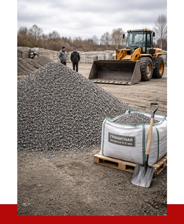 Купить гранитную крошку в Котельниках от 5097 р. с доставкой | ПРОНЕРУДКтн