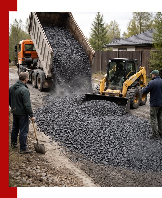 Крошка габбро с доставкой в Котельниках для строительных работ