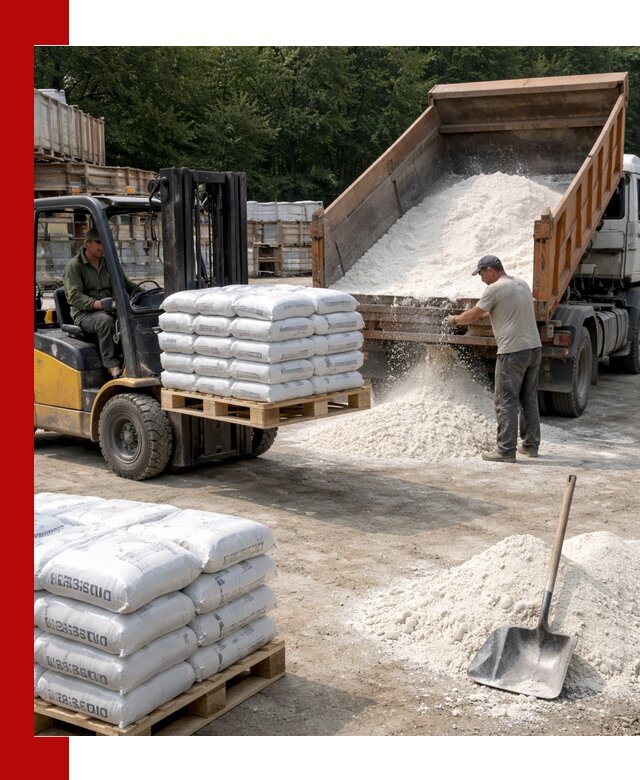 Доставка строительной извести оптом и в розницу в Котельниках