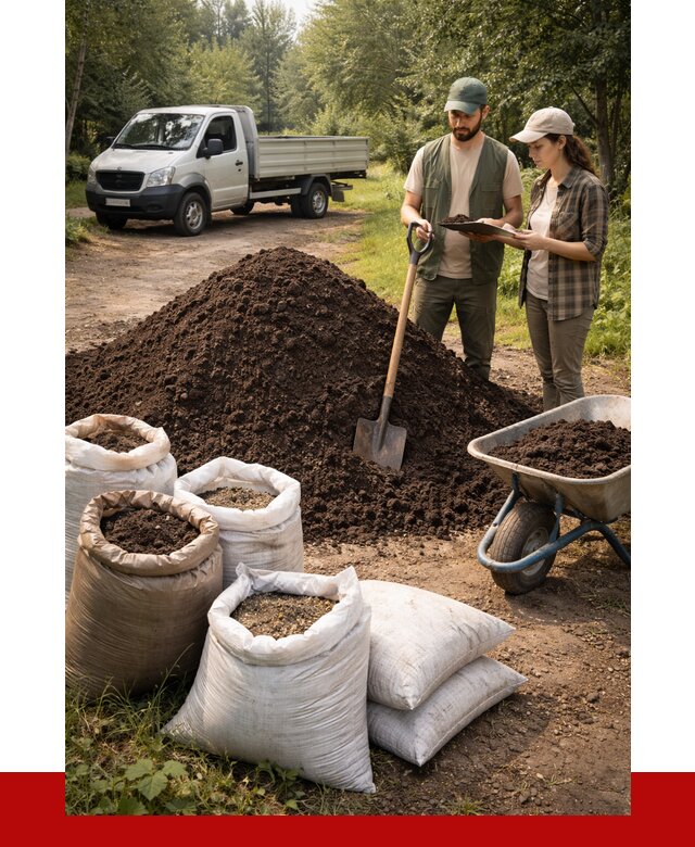 Купить грунт с доставкой в Котельниках от 4778 р. за м3 | ПРОНЕРУДКтн