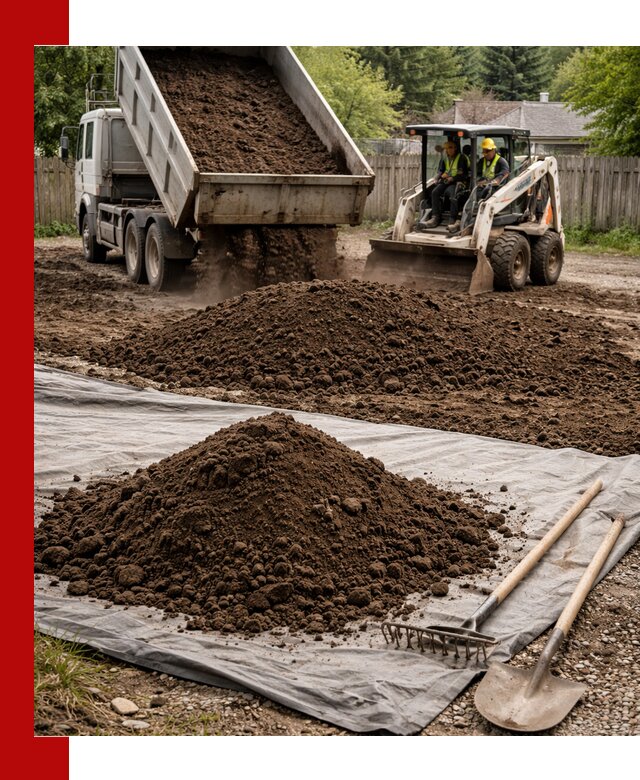 Грунт для отсыпки участка с доставкой в Котельниках