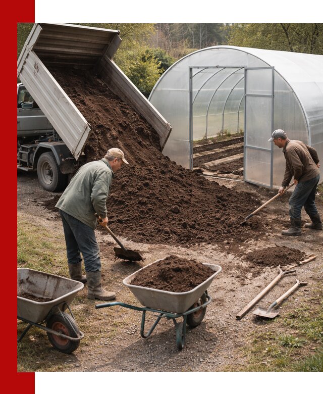 Грунт для теплицы с доставкой в Котельниках — плодородный субстрат под растения