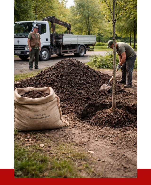 Грунт для посадки деревьев в Котельниках от 1274 р. | ПРОНЕРУДКтн