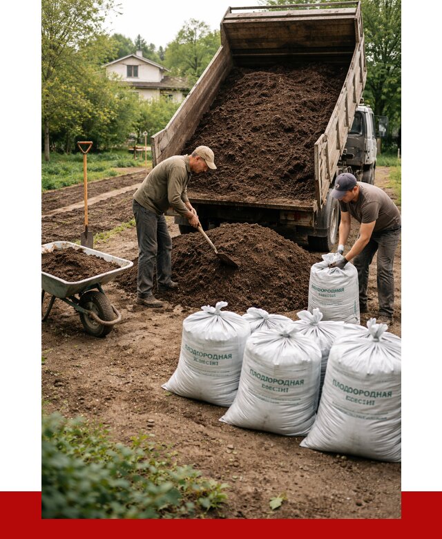 Плодородная смесь в Котельниках от 4460 р./куб с доставкой | ПРОНЕРУДКтн