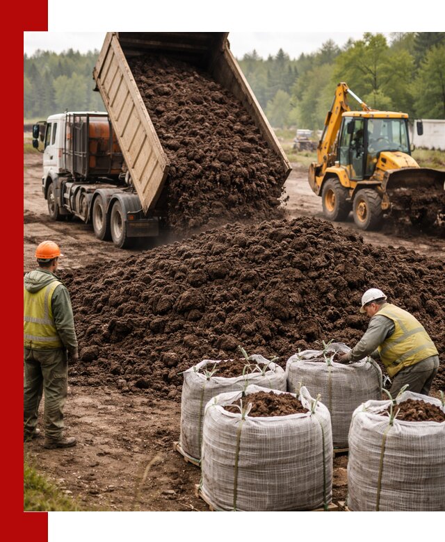 Доставка нейтрального торфа в Котельниках оптом и в розницу
