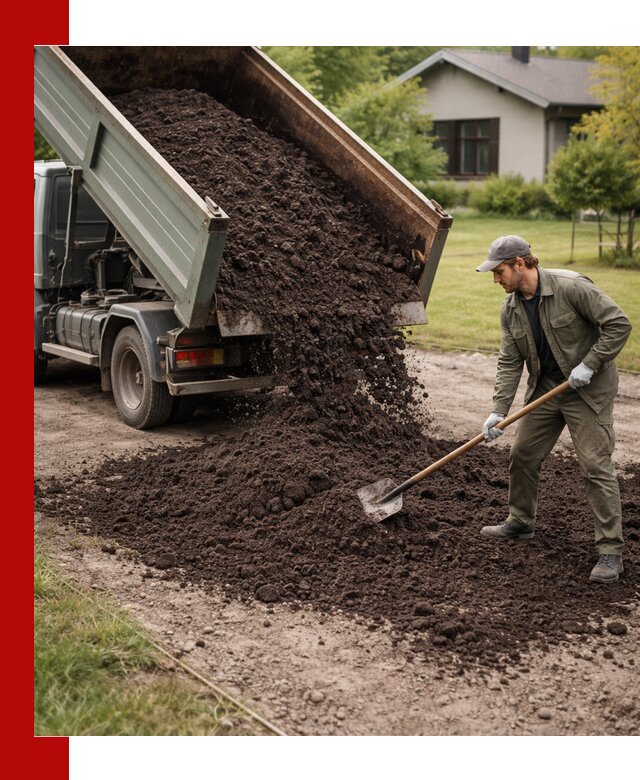 Чернозем для газона с доставкой в Котельниках быстро и качественно