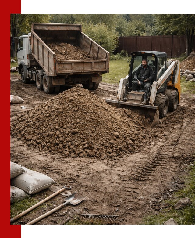 Суглинок для планировки участков в Котельниках с доставкой и выгрузкой