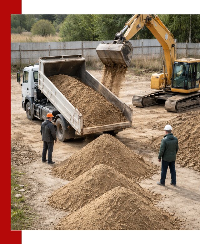 Доставка супеси вагонными и автопартиями в Котельниках