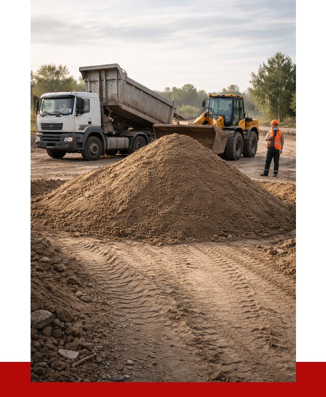Купить песчаный грунт с доставкой в Котельниках от 4460 р. | ПРОНЕРУДКтн