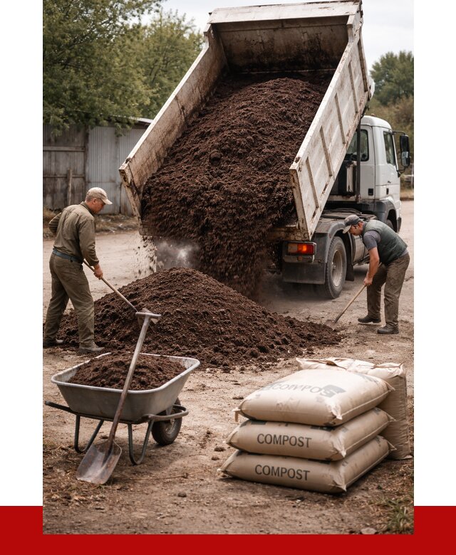 Купить компост в Котельниках от 4460 р. за куб с доставкой | ПРОНЕРУДКтн