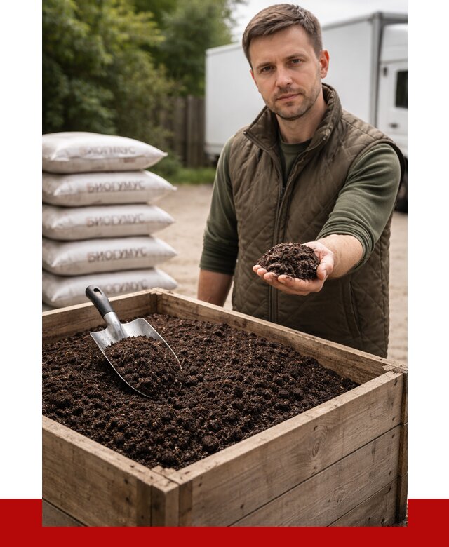 Купить биогумус в Котельниках с доставкой от 9025 р. за куб | ПРОНЕРУДКтн