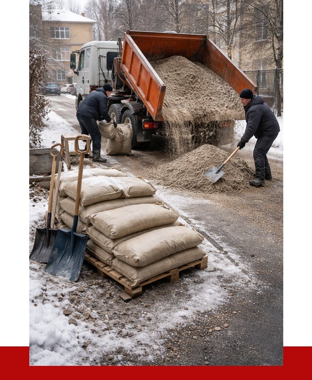Противогололедные материалы оптом в Котельниках от 4460 р. | ПРОНЕРУДКтн
