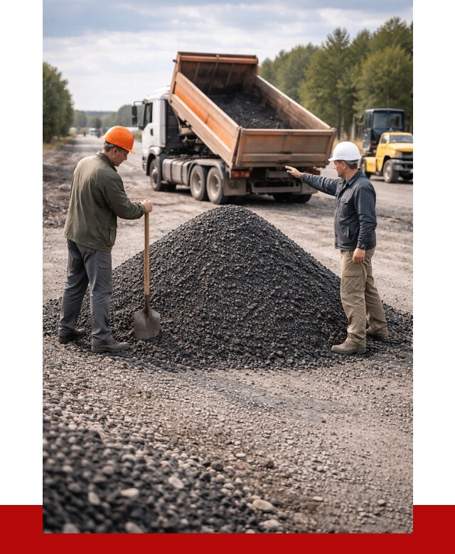 Купить асфальтовую крошку для дорог в Котельниках от 4460 р. | ПРОНЕРУДКтн