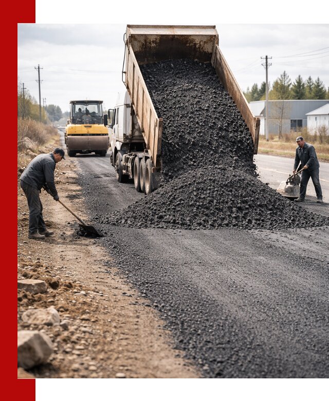 Асфальтовая крошка для дорог в Котельниках — поставка и доставка