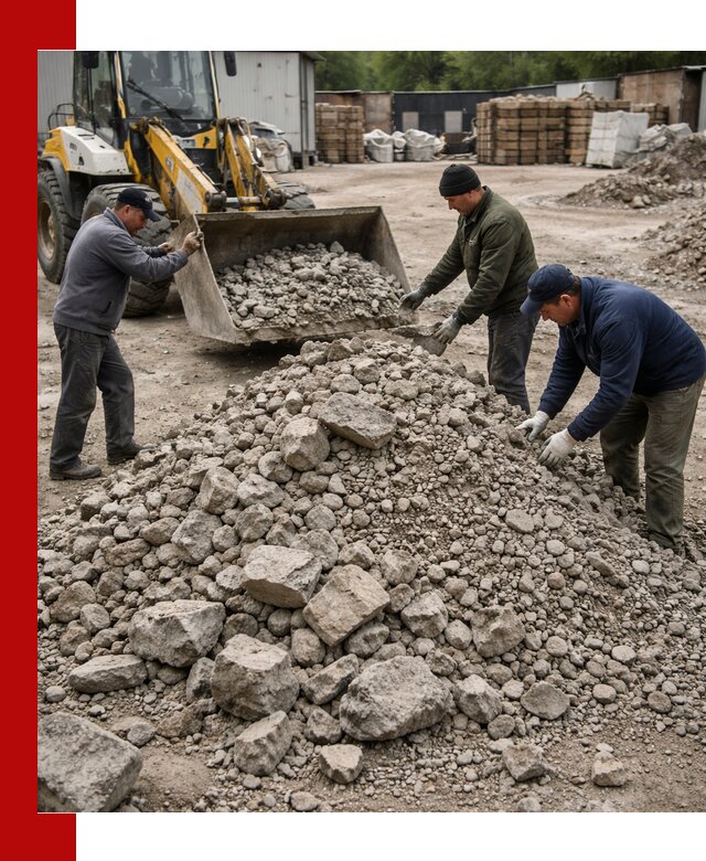 Демонтаж и вывоз бой бетона в Котельниках